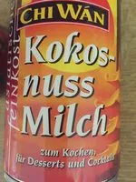 Mängden socker i Kokosnuss Milch