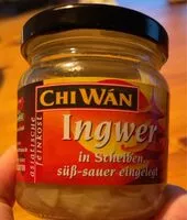 Mängden socker i Ingwer in Scheiben süß-sauer eingelegt