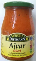 Mängden socker i Ajvar scharf