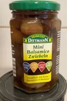Mängden socker i Mini Balsamico Zwiebeln