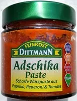 Mängden socker i Adschika Paste