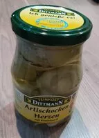 Mängden socker i Artischocken Herzen mit Knoblauch