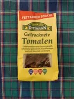 Mängden socker i Getrocknete Tomaten