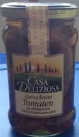 Mängden socker i Getrocknete Tomaten
