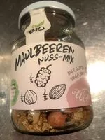 Mängden socker i Maulbeeren Nuss-mix