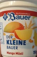 Mängden socker i Der kleine Bauer, Mango Müsli