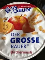 Mängden socker i Joghurt Birchermüsli