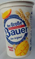 Mängden socker i Der Große Bauer Mango Müsli