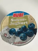 Mängden socker i Sahne Joghurt Mild, Heidelbeere Cassis