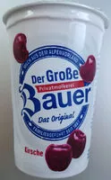 Mängden socker i Joghurt - Der große Bauer - Kirsche