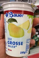 Mängden socker i Bauer Yoghurt