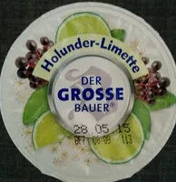 Mängden socker i Der große Bauer Holunder-Limette