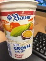 Mängden socker i Dee grosse Bauer / Maracuja Baobab