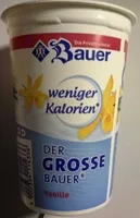 Mängden socker i Der große Bauer Vanille weniger Kalorien