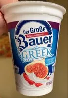 Mängden socker i Der Große Bauer Greek Style Feige