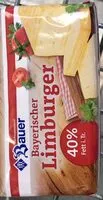 Mängden socker i Limburger (knirps), 40% Fett I.tr., Fein Würz...