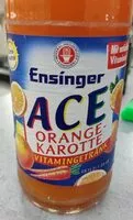 Mängden socker i Ensinger ACE Orange Karotte