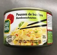 Mängden socker i Pousses de bambou