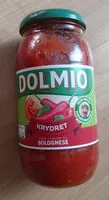 Mängden socker i Dolmio Krydret Bolognese saus