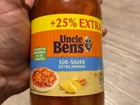Mängden socker i Uncle Ben's Süß sauer