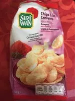 Mängden socker i Chips à la crevette épices douces