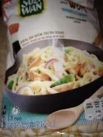 Mängden socker i Nouilles udon pour wok Suzi Wan 400 g
