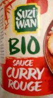 Mängden socker i Sauce curry rouge BIO Suzi Wan 350g