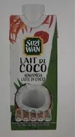 Mängden socker i Lait de coco