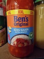 Mängden socker i Süss-Sauer-Sauce - Extra Ananas XXL