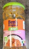 Mängden socker i Tikka Masala bio