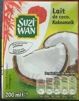 Mängden socker i Lait de coco