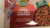 Mängden socker i Nouilles Ramen savoeur Boeuf Korean BBQ