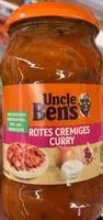 Mängden socker i Uncle Bens Rotes Cremiges Curry