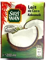 Mängden socker i Lait de coco