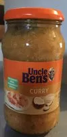Mängden socker i Sauce curry Uncle Ben's 400 g