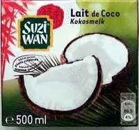 Mängden socker i Lait de coco