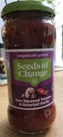 Mängden socker i Seeds of Change Sun Ripened Tomato & Toasted Garlic Sauce