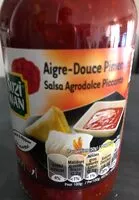 Mängden socker i Sauce aigre douce pimentée Suzi Wan 350g