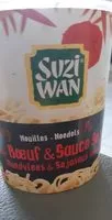 Mängden socker i Nouilles saveur bœuf & sauce soja