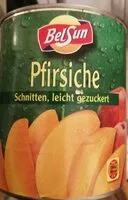 Mängden socker i Dosenobst: Pfirsiche