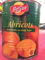 Mängden socker i Abricots demi-fruits au sirop léger