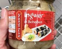 Mängden socker i Ingwer in Scheiben