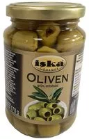 Mängden socker i Oliven, grün, entsteint