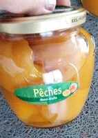 Mängden socker i Pêches demi-fruits