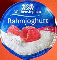 Mängden socker i Rahmjoghurt Himbeere