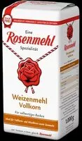 Mängden socker i Mehl - Weizenmehl Vollkorn