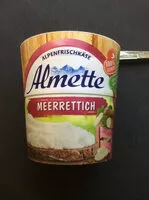 Mängden socker i Alpenfrischkäse Meerrettich