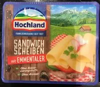 Mängden socker i Sandwich scheiben emmentaler