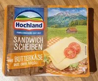 Mängden socker i Hochland Käse-Butterkäse
