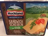 Mängden socker i Hochland Sandwichscheiben mit Gouda